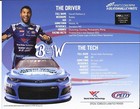 Bubba Wallace Nascar Autographed Hero Card 2019  43