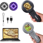 Tomlov Coin Microscope For Adults Kids Portable 100x Illuminated Jewelers Loupe