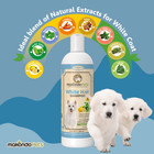 Dog Whitening Shampoo  Tear Stain Remover For White Dogs  Natural Dog Shampoo