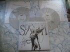 Signed White Marble Vinyl Sixx A m  - Modern Vintage Double Lp Nikki Motley Crue