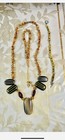 Vintage Lot Of 3 Ethnic Handmade Necklace Bracelet Prayers Beads