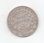 British India Silver 1835-b Rupee-lot F3