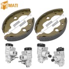Front Brake Wheel Cylinders W shoes Kit All 4 For Honda Foreman 450 Trx450 98-04