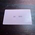 1946 Rare Club One Hundred Harvard Square Cambridge Ma Massachusetts Member Card