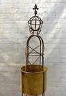 26  Small Mystic Topiary Flower Trellis  Wrought Iron Metal Plant Climber