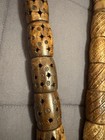 Chinese Calligraphy Brushs W  Carved Handles 15     All 3 Sold As A Set