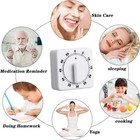 2   Long Ring Bell Alarm Loud 60-minute Kitchen Cooking Wind Up Timer Mechanical