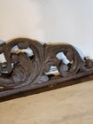 Antiques Woodcarving Pediment