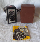 Vintage Kodak Duaflex Ii Twin Lens Reflex Camera With Case And Manual