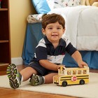 Melissa   Doug School Bus Wooden Play Set With 7 Play Figures School Bus Toys Fo