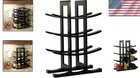 Elegant 12-bottle Bamboo Wine Rack In Dark Espresso Finish - Modern Storage