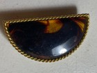 Rare Htf Vintage 1972 Estee Lauder Half Moon Solid Perfume Compact