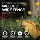 Yardgard 12 5 Gauge Galvanized Welded Wire Fence For Lawn   Plant Care Products
