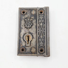 Antique Jacobus   Nimick Ornate Surface Mount Mortise Lock No Keeper No Key