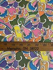 Vtg Wrapping Paper Gift Wrap Groovy Hippie Flower Power Psychedelic 1960