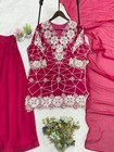 Beautiful Pakistani Designer Palazzo Suit Indian Bollywood Ethnic Salwar Kameez