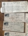 Lot Of 24 Antique Bank Checks  1890   s-1950  Virginia And Delaware 