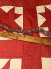 612    Antique Victorian Feather Tree Tinsel Christmas Garland Pink 3 17  Strands