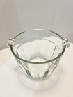 Ice Bucket Clear Glass Mcm Vintage No Handle