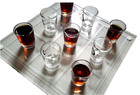 Tic Tac Toe Shot Glass Drinking Game  Man Cave Gift