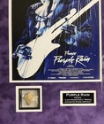Purple Rain Prince Framed Relic Lake Minnetonka Bridge Authentic Piece Bft Coa