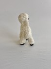 Hagen Renaker  Ceramic Wooly Lamb White With Black Feet Easter Christmas Mini