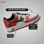 Off White For Air Jordan 1 Aj1 Vinyl Stencil For Custom Shoes And Small Projects