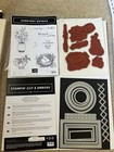 Stampin Up Floral Stamp Die Lot Of 7 Stippled Roses Wildflower