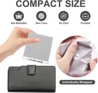 50pcs Jewelry Cleaning Cloth Pink Polishing Cloth For Sterling Silver Gold