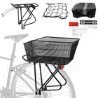 Bike Rear Carrier Rack Bicycle Bracket Luggage Cargo Holder W bike Rear Basket