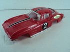 1964 Motorific Corvette Body In Red   1 43rd Scale Slot Car   Neat 
