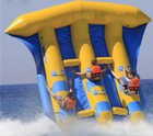 4-6 People 13ft Inflatable Fly Fish Towable Banana Boat Tube For Sea Beach Games