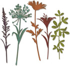 Thinlits Die Set   Wildflower Stems  2 By Tim Holtz  5 Pack  One Size  Multic   
