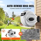 Retractable Hose Reel Water Hose Reel 65 x5 8  180   Swivel Wall-mounted