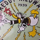 Vintage Reddy Kilowatt Porcelain Sign -  Advertising Gas Station Pump Sign