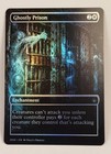 Ghostly Prison Foil Proxy Card With Custom Fantasy Art Design
