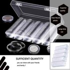 Transparent Round Coinning Box Capsules Storage Containers Home Supplies