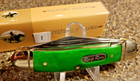 Rough Rider Rr042  Copperhead Green Smooth Bone  3-3 4   2-blades  Shield  New