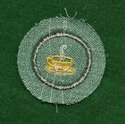 Vintage Girl Scout Badge - Bright Medium Green - Hostess 