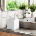 Umbra Casa Tissue Box Cover Adorable House Shaped Square Tissue Box Holder White