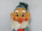 Vintage Bearded Elf Pixie Santa Felt Knee Hugger Ornament Japan 7  In  Christmas