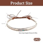 Cowboy Hat Band For Women Men handmade Western Leather Hatbands  Turquoise 