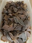 Surf Tumbled Chesapeake Bay Sea Glass Lot Of 50 Pieces Shades Of Amber And Brown