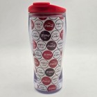 Aladdin Coca-cola Tumbler Double Wall Insulated 12 Oz Capacity With Screw-on Lid