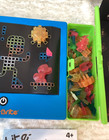 Lite Brite Toy Create With Light 150 Fun Shaped Pegs Reusable Templates Complete
