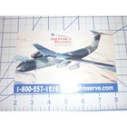 Vintage Us Air Force Reserve C-141 Starlifter Recruiting Postcard Unposted 6x4
