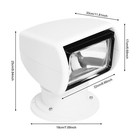 360   Remote Control Spotlight Searchlight Marine Boat Truck Spot Light 100w 12v