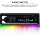 1 Din Car Stereo Fm In Dash Radio Bluetooth Usb Mp3 Multimedia Player Head Unit
