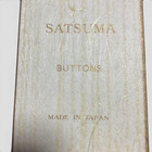 Satsuma Buttons Set Of 6 Tribal-style Porcelain 15mm W box Japan  004