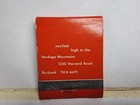 Rare Vintage Matchbook Cover - The Castaway Restaurant Harvard Road Burbank Ca